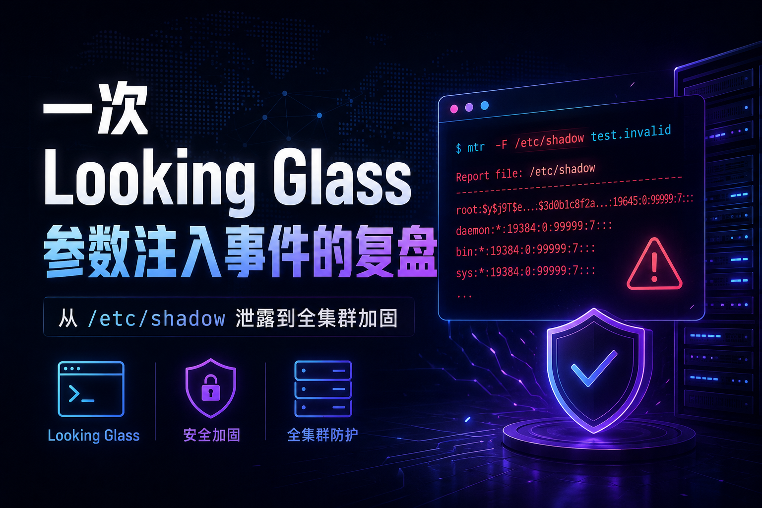 一次 Looking Glass 参数注入事件的复盘：从 /etc/shadow 泄露到全集群加固